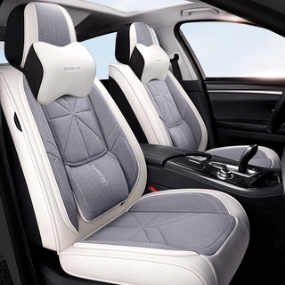 Full Coverage flax fiber car seat cover auto seats covers for BMW i3 1series 2series 3series 4series