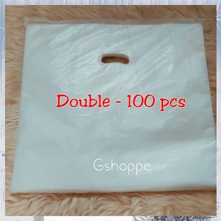 【Available】(DOUBLE) Milktea Take Out Bags / Plastic Take Out Bags - 100 pcs per