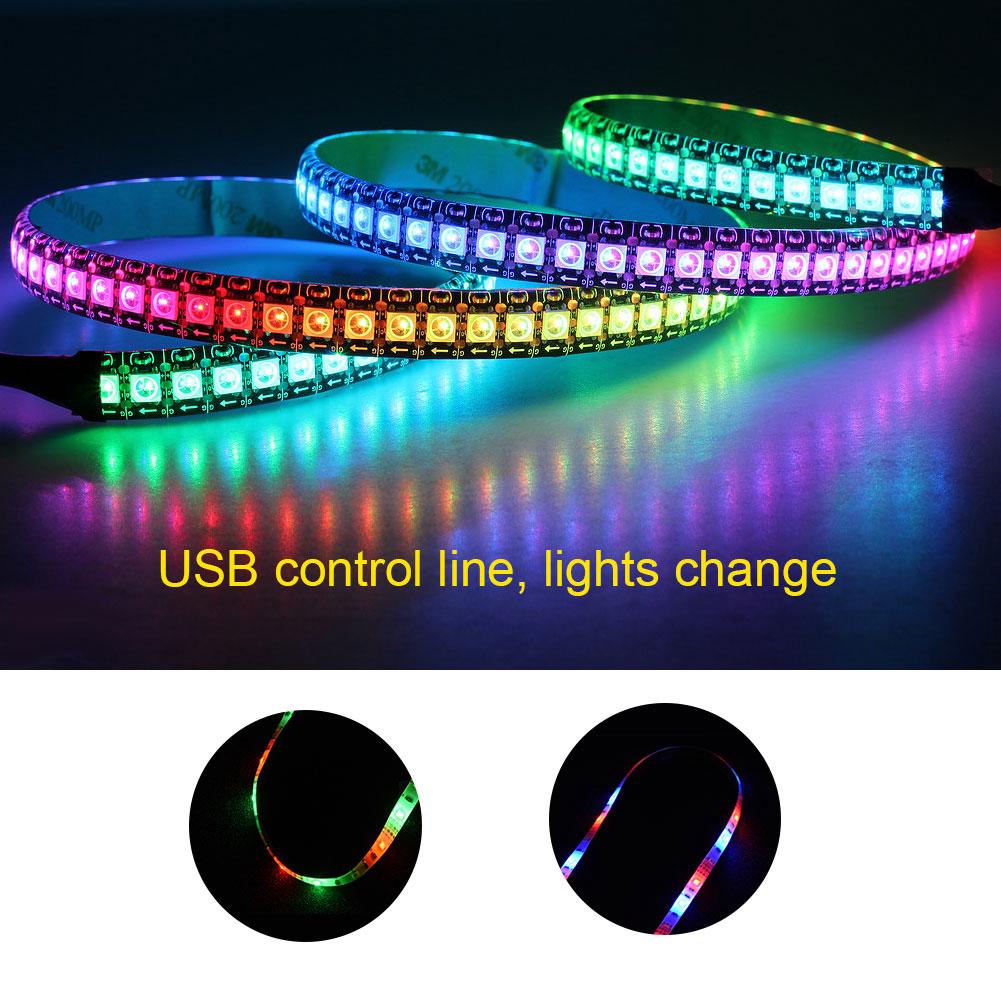 Waterproof USB RGB LED Soft Strip Lighting Background Light