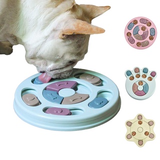 Dog Puzzle Toys Increase IQ Interactive Puppy Dog Food Dispenser Pet Dog Training Toys Flower Shape