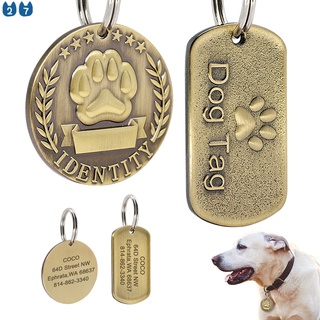 『27Pets』 Free Engraving Custom Dog ID Tag Personalized Anti-lost Nameplate Cat Name Tags Pet Accessories