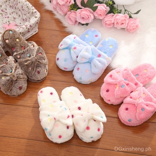 ✿Prefered✿ Cute Lovely Home Slippers Cotton Slippers Anti-slip Sole Indoor Slippers For Women (2)