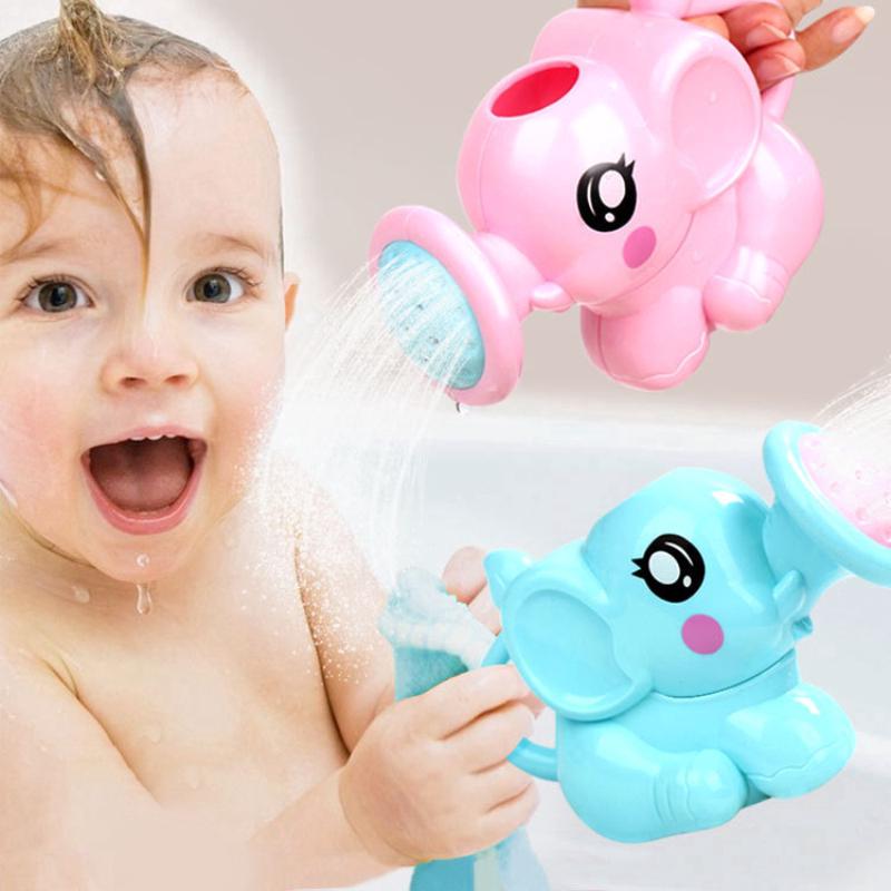 【In stock】 Baby bathing toys products recommended elephant shower cartoon shower shower parent-child interactive toys 【te】