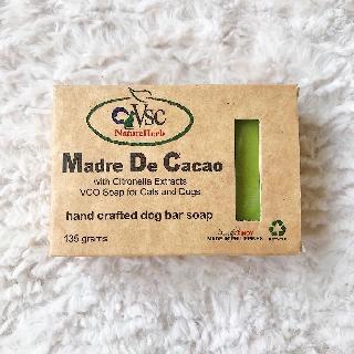 MADRE DE CACAO HAND CRAFTED DOG & CATS BAR SOAP 135 GRAMS (1)