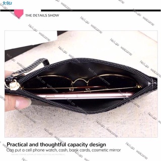 ✒┇Korea simple pouch wallet Mobile phone bags Handbag [no.1go]