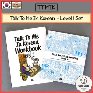 TTMIK Talk To Me In Korean Level 1 Set Textbook Workbook For Beginners