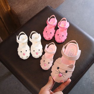 Baby Girl Sandals Summer Baby Shoes PU Cartoon Sandals For Girls