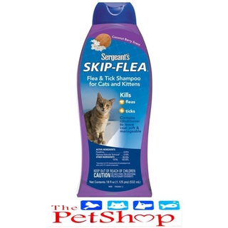 Sergeant's Skip Flea & Tick Cat Shampoo Coconut Berry 532ml