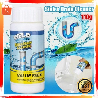 ORIGINAL Wild Tornado Powerful Sink And Drain Cleaner For Kitchen Toilet Pipe Dredging (110g)