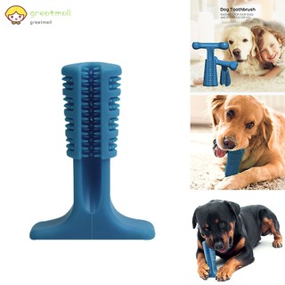 ✨GM✿ Nontoxic Bite Resistant Rubber Dog Tooth Chew Toothbrush Dental Hygiene for Dogs Cats Pet