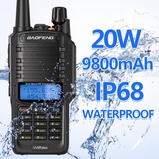 Baofeng UV-9R plus Waterproof IP68 Walkie Talkie High Power CB Ham Radio 30-50 KM Long Range UV9R po