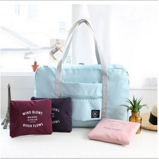 【spot goods】☌☃❖Korean Version Of Small Fresh Travel Bag/Foldable Travel Storage Bag / Travel Storage