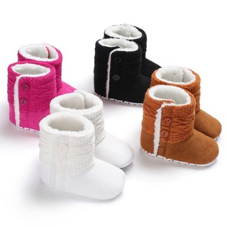 BabyL Children Baby Winter Warm Boots Soft Sole Shoes Crib Shoes Prewalkers