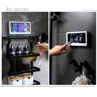 Axiaocao Xilinlayi Wall Mounted Phone Case Waterproof Phone Holder Bathroom Toilet Punch-free