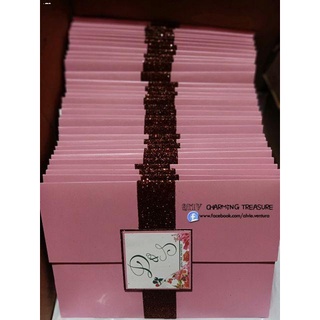 ▽☏►wedding invitation 5R-3 inserts with belt and tag
