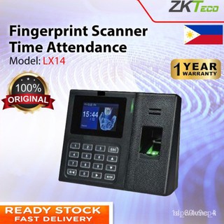 ZKTeco Fingerprint Time Attendance Machine Clock Recorder Office Supplier Check In and Out LX14