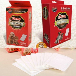 dog pad✆™Dono Mini Nappy for Dogs in Heat Napkin Pad Pet Abso