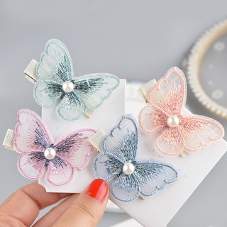 Butterfly hair clip hair clips hair accessories korean fashion clip Pearl clip