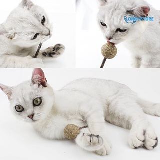 LYS Lollipop Shape Catnip Ball Cat Toy Kitten Teeth Cleaning Snack Silvervine Stick