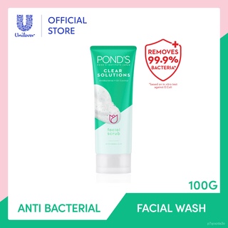 POND'S Clear Solutions Anti-Bacterial Facial Scrub 100g
