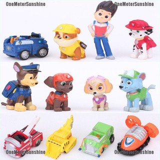 OneMeterSunshine 12 pcs Nickelodeon Paw Patrol Mini Figures Toy Playset Cake Toppers