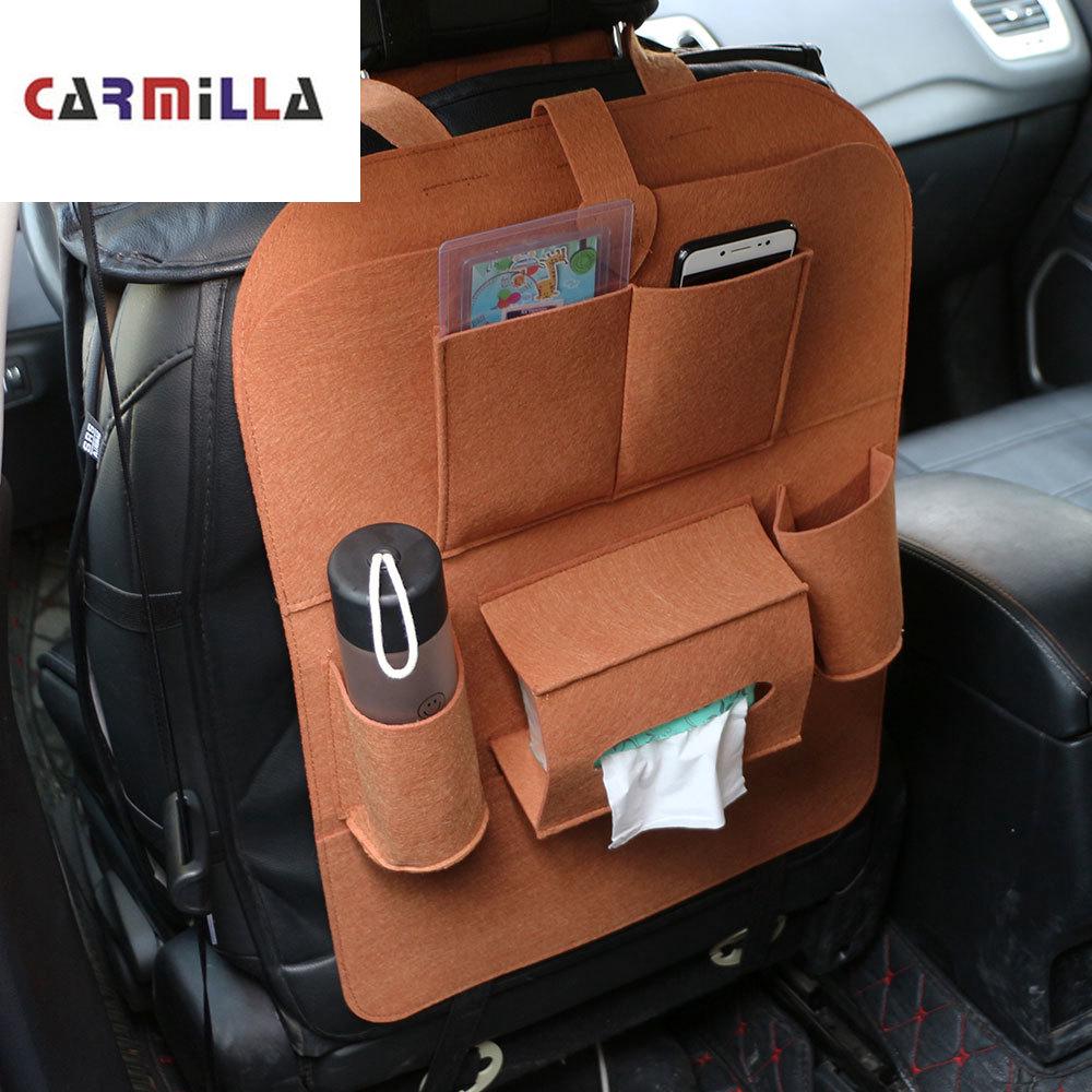 Car Backseat Organizer Back Seat Multi Pockets Cover Hanging