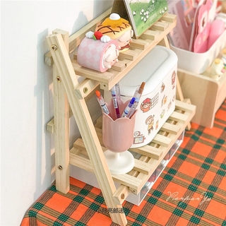 #46.5 (RS) Trendy Cute Wooden Desk Storage Rack (4)