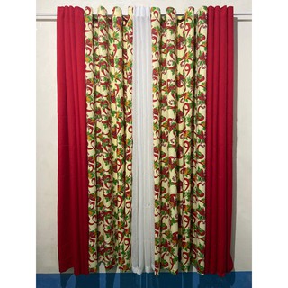 1PC Plain Curtain 215x150 cm with 8 Ring Curtain DIY combination New Kurtina Home Decor CURTAIN HANS (9)