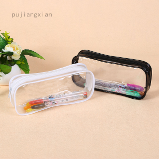 Fashion PVC pencil case stationery bag transparent plastic pencil case
