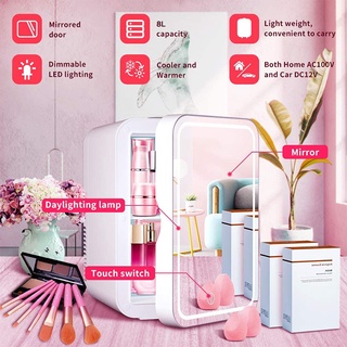 ▩【LIMITED TIME DISCOUNT】Mini Fridge 8 Liter Portable Beauty Makeup Skincare Fridge Cosmetics Refrige