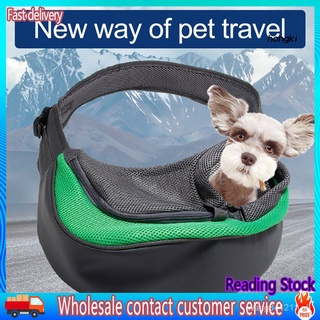 Fast shipping LQG_Pet Puppy Dog Carrier Outdoor Travel Single Shoulder Bag Mesh Pouch Handbag
