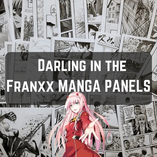 (Sticker Manga Panel) Wall decor Darling in the franxx manga panels/Anime manga panels