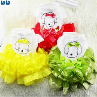 27 pets New Dog Dress Pet Dog Clothes for Small Dog Wedding Dress Spring Fashion Skirt Puppy Clothing Spring Fashion Pet Clothes XS-XXL