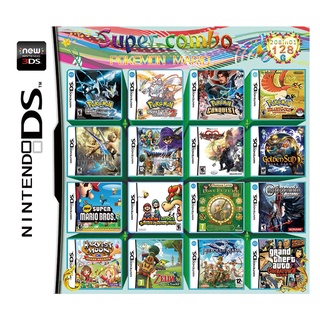 208 in 1 Pokemon Mario Video Games Cartridge Multicart For Nintendo DS NDS NDSL NDSI 2DS 3DS US Chil
