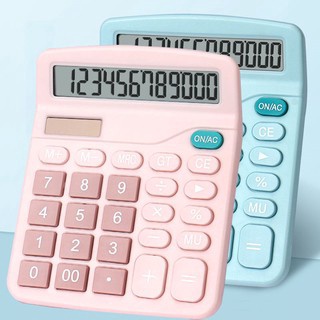 Student Calculator Cute Mini Office Calculator Small Size Solar Calculator