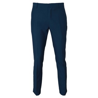 Van Heusen Men's Slim Fit Patterned Suit Slacks (Blue)