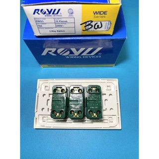 Electrical Circuitry & Parts™Royu 3 Gang 3 Way Switch | Wide Series Wiring Devices