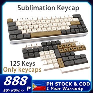 STOCK#PBT XDA Profile Ember Sublimation Mechanical Keyboard Keycap 125keys / 135keys /140keys keycap