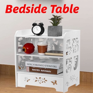 [boutique]Nordic White Bedside Table Nightstands for Bedroom Night Stand Table Storage Cabinet Woode