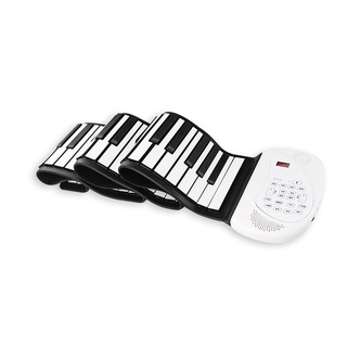 best◙Electronic Piano Folding 88 Key Electric Roll Piano Flexible Soft Silicone Electronic Music Ke