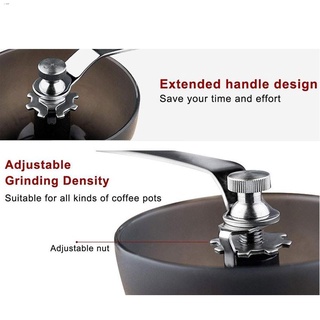 Coffee Machines & Accessoriesஐ¤☼Manual Coffee Grinder With Ceramic Burrs, Hand Coffee Mill With Two