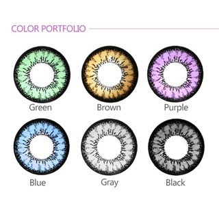 ✨✨2pcs Coloured Cosmetic Contact Lenses Beautiful Eye Wear (5)