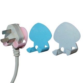 Creative Children Cute Safety Adhesive Power Plug Socket Cord Cable Holder