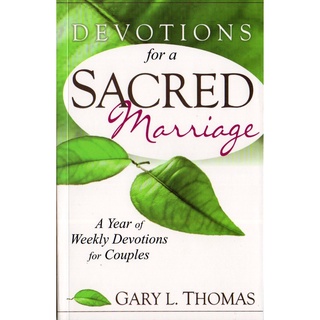 PCBS Devotions for a Sacred Marriage by Gary L. Thomas (8.5 x 5.5 x 0.5 inches)books