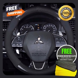 Mitsubishi Carbon Fiber Steering Wheel Cover Montero Strada Mirage Xpander