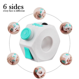 Anti Stress Cube ​Adult Office Decompression Dice Hand Fidget Ring Toy Autism Anxiety Stress Relief