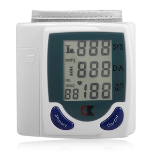 ❤HOT❤ Upper Arm Wrist Blood Pressure Monitor LCD Digital Display Automatic Wrist Blood Pressure Monitor (6)