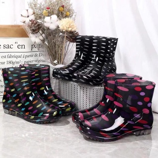 *mga kalakal sa stock*♨Design Low Cut Rain Boots assorted design For (Bota) Ladies (36-40)
