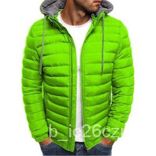 2019 autumn and winter new men's fashion jacket casual hooded solid color men's coat PfjL1