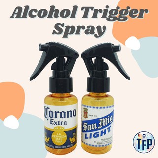 Alcohol Trigger Spray Bottle with Carabiner 75ml
